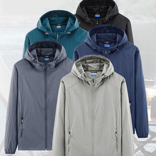 Nash | Lightweight Waterproof Windbreaker Jacket for Outdoor Activities