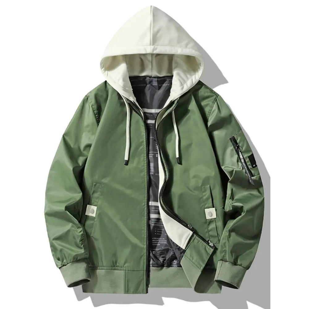 Maciej | Breathable, Lightweight, Stylish Men's Hooded Light Jacket