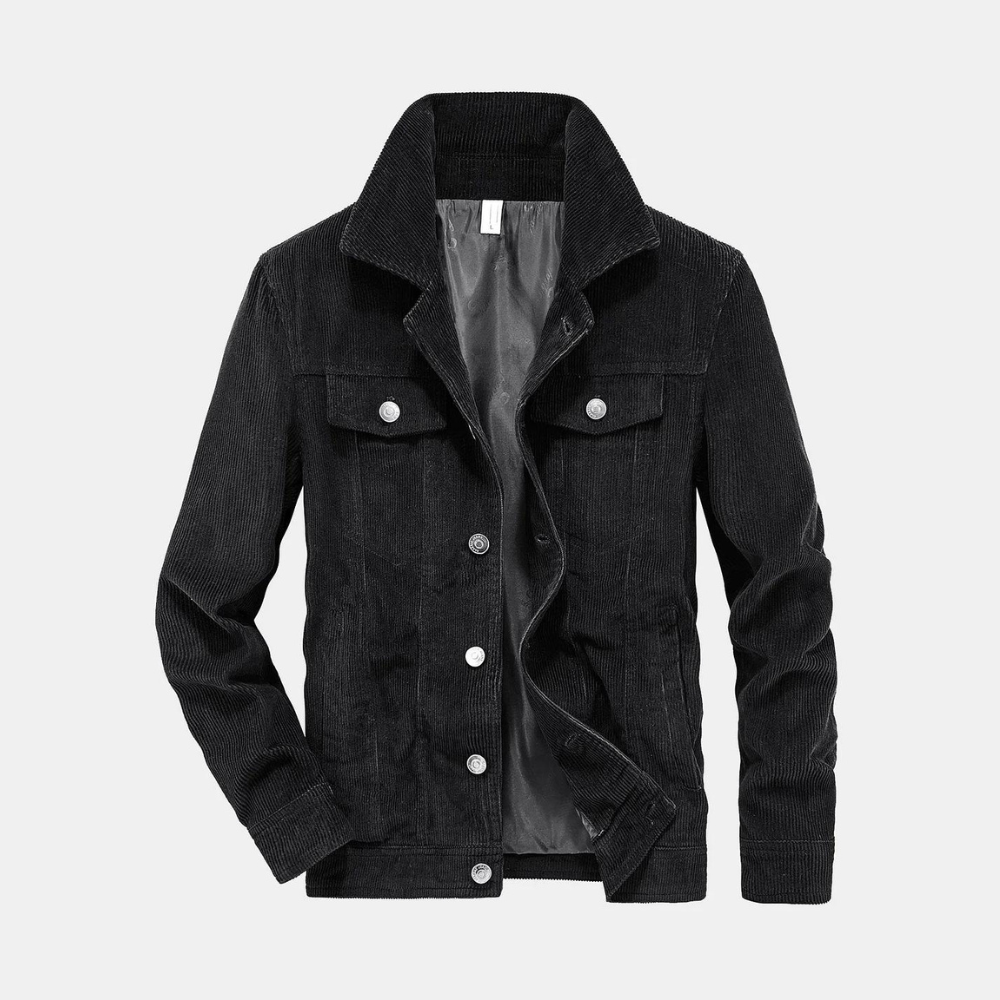 Aaro | Weiche, stilvolle, strapazierfähige Cordjacke für Herren