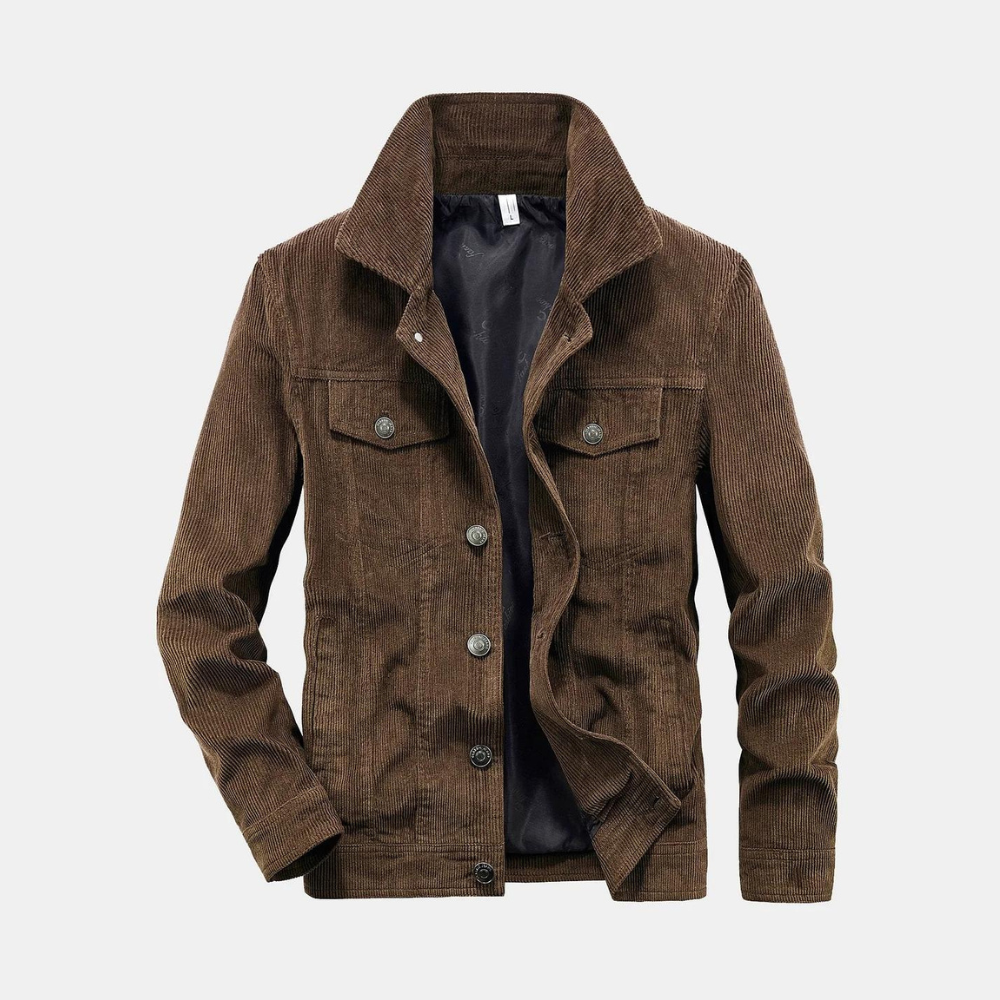 Aaro | Weiche, stilvolle, strapazierfähige Cordjacke für Herren