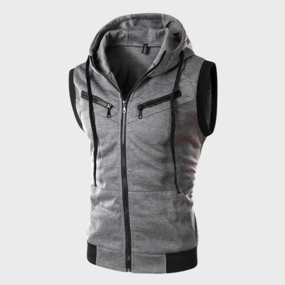Launo | Comfortable Sleeveless Hoodie for Active Lifestyle