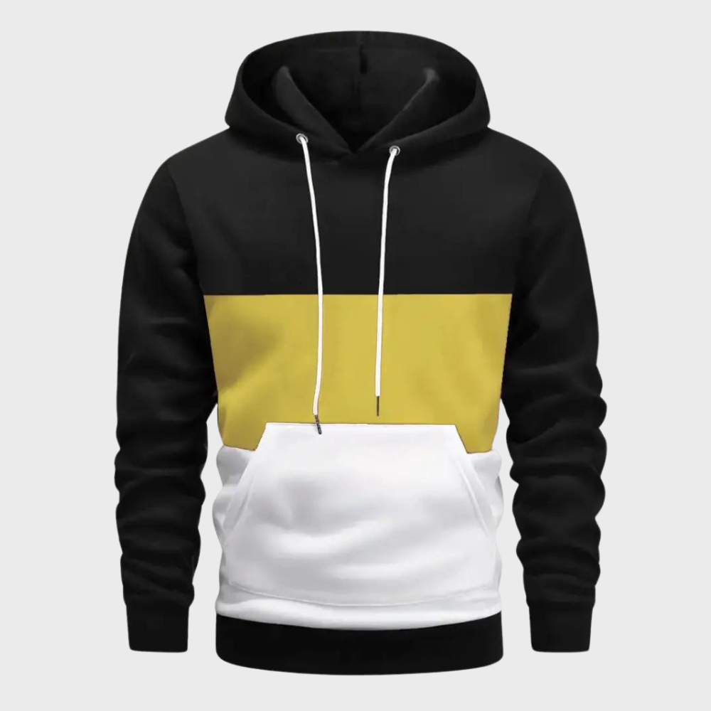 Moos | Stylish Colour Block Hoodie for Men