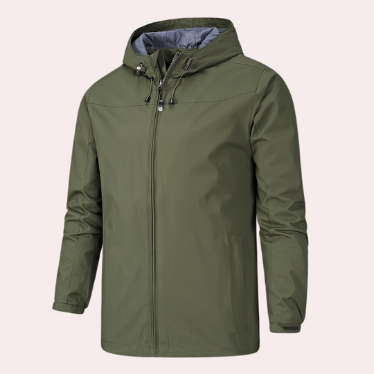 Gervais | Lightweight, Waterproof, Breathable Hooded Windbreaker Jacket