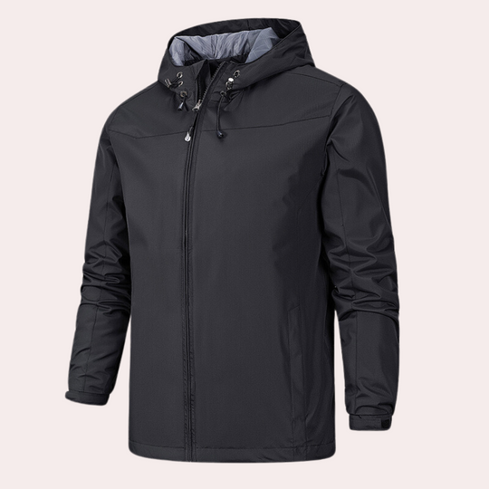 Gervais | Lightweight, Waterproof, Breathable Hooded Windbreaker Jacket