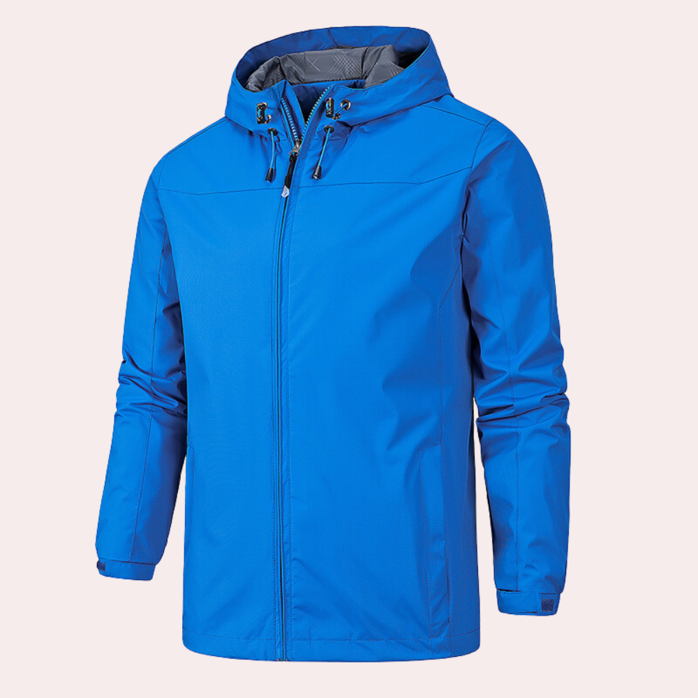 Gervais | Lightweight, Waterproof, Breathable Hooded Windbreaker Jacket
