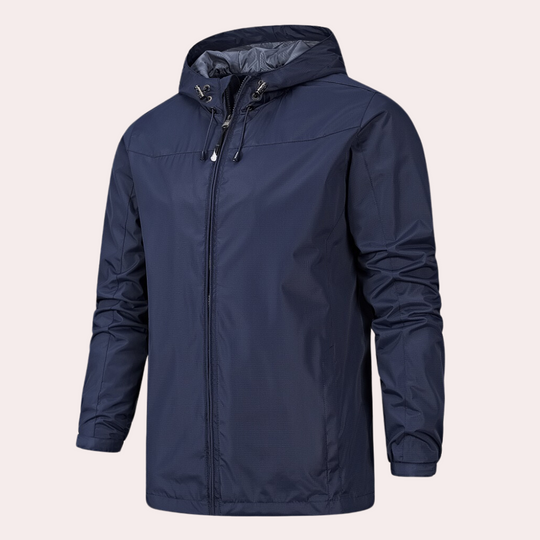 Gervais | Lightweight, Waterproof, Breathable Hooded Windbreaker Jacket