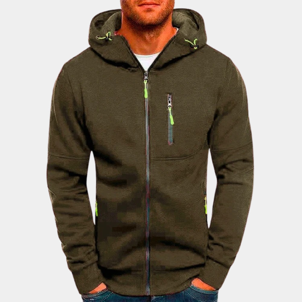 Ephraim | Comfortable Zip-Up Hoodie with Adjustable Fit