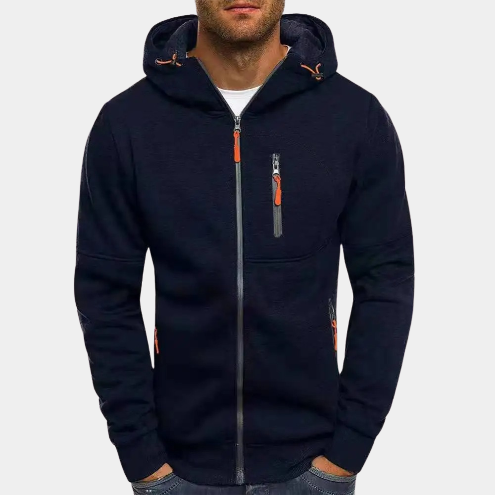 Ephraim | Comfortable Zip-Up Hoodie with Adjustable Fit