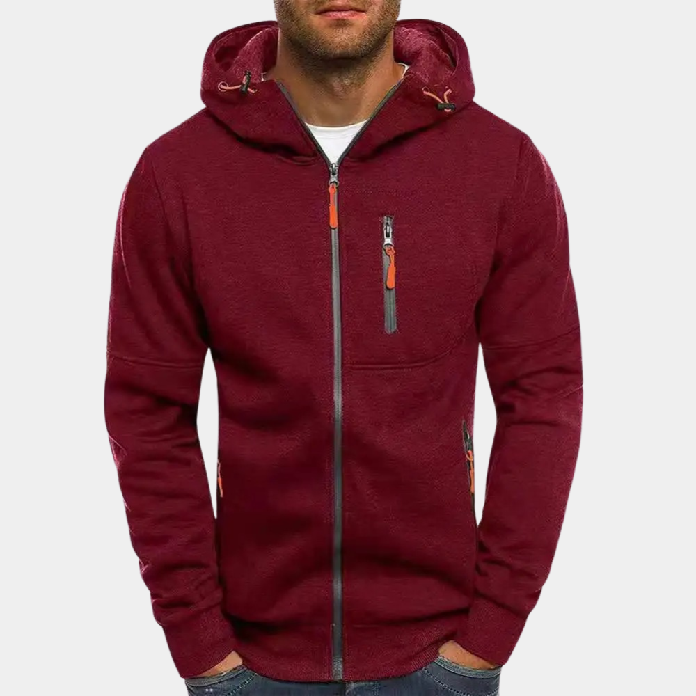 Ephraim | Comfortable Zip-Up Hoodie with Adjustable Fit