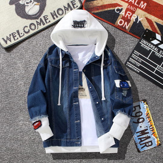 Quentin | Stilvolle Jeansjacke mit Kapuze, vielseitige Passform