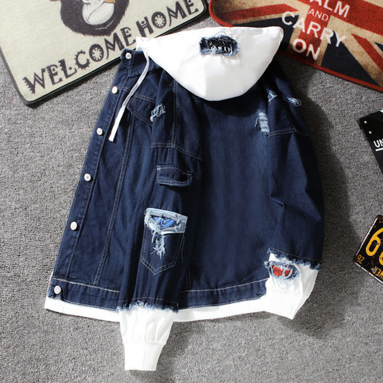 Quentin | Stilvolle Jeansjacke mit Kapuze, vielseitige Passform