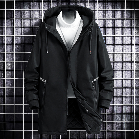 Herwig | Stylish Warm Coat with Trendy Color Gradient