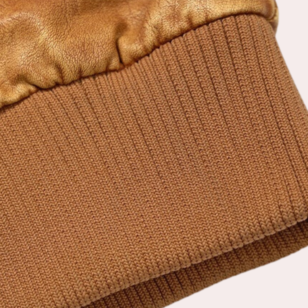 Kyriakos | Trendy Leather Jacket with Hood, Durable & Fashionable