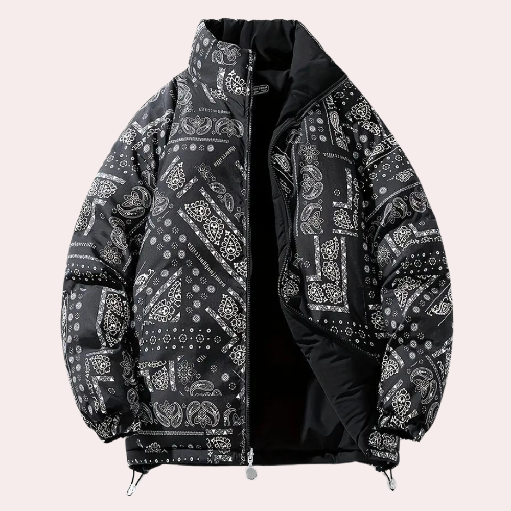 Maslen | Trendy Reversible Paisley Jacket for Men