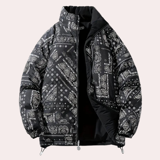 Maslen | Trendy Reversible Paisley Jacket for Men