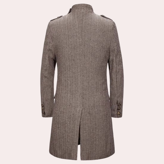 Johnny | Stylish Mid-Length Overcoat, Warm & Versatile