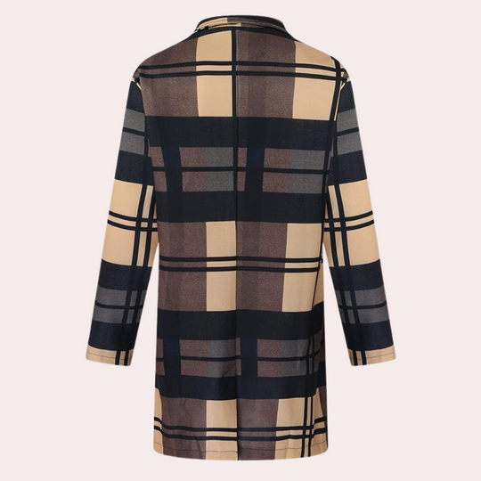 Richard | Trendy Checked Coat for Men