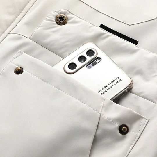 Damian | Men's Waterproof Hooded Jacket for All Weather