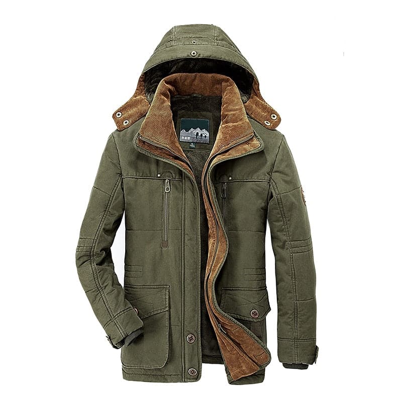 Gino - Men's Winter Jacket Water-Resistant Cozy Lining Stylish Design 1