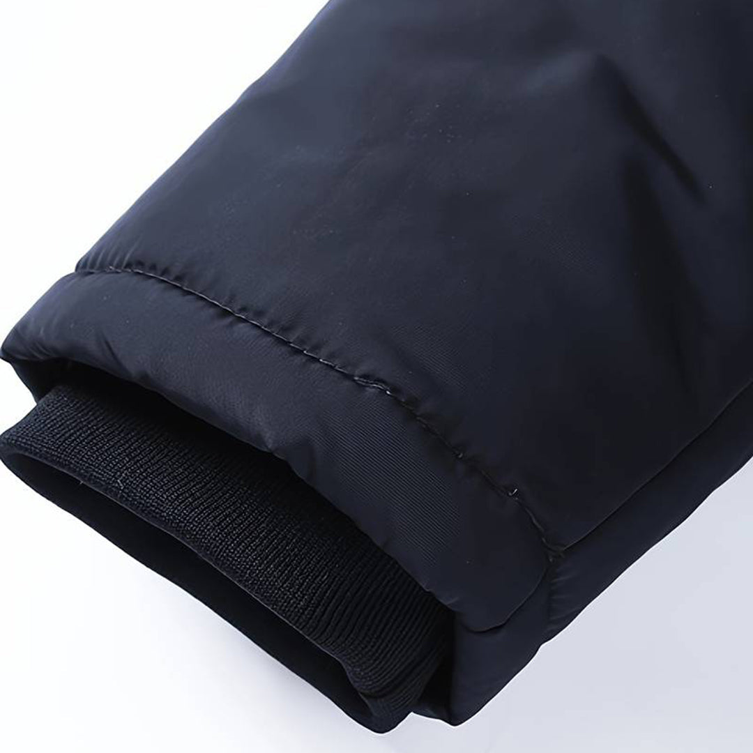 Mauno | Stylish men's parka jacket with fur collar, warm and durable