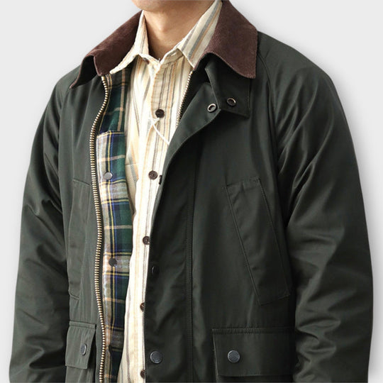 Jasper | Timeless Utility Jacket with Stylish Plaid Lining