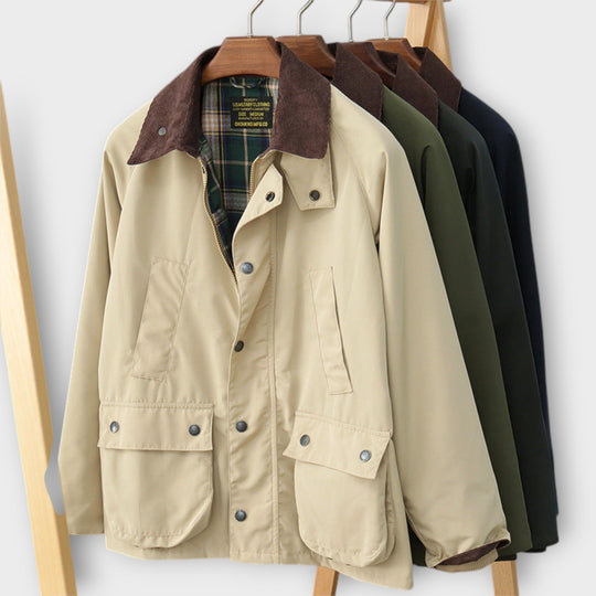 Jasper | Timeless Utility Jacket with Stylish Plaid Lining