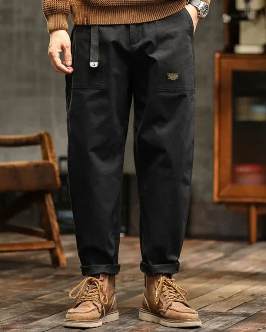 Rico - Men's Classic Cargo Pants Comfortable Fit Vintage Style 5