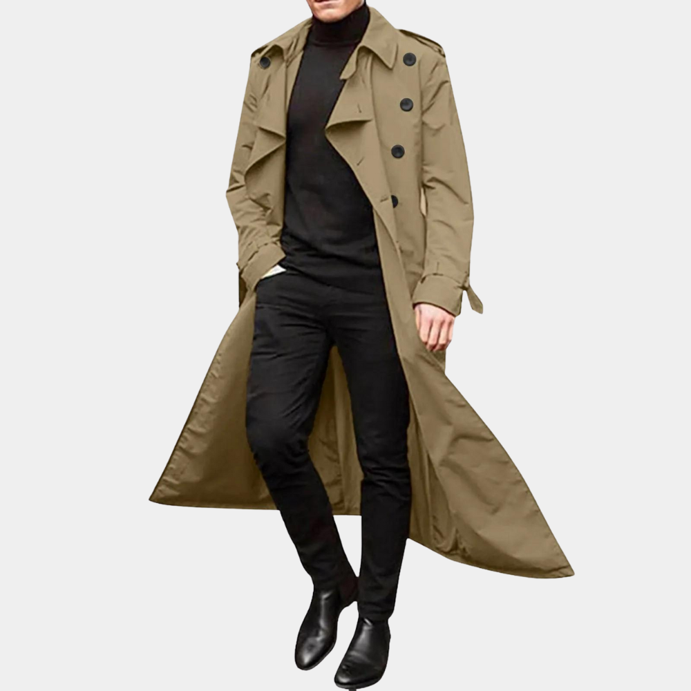 Roberion | Stylish, Waterproof, Durable Trench Coat for Men