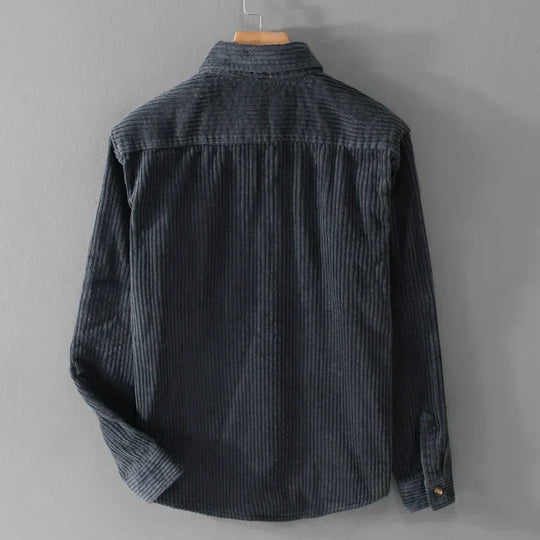 Buddy | Stylish Corduroy Shirt with Classic Button Placket