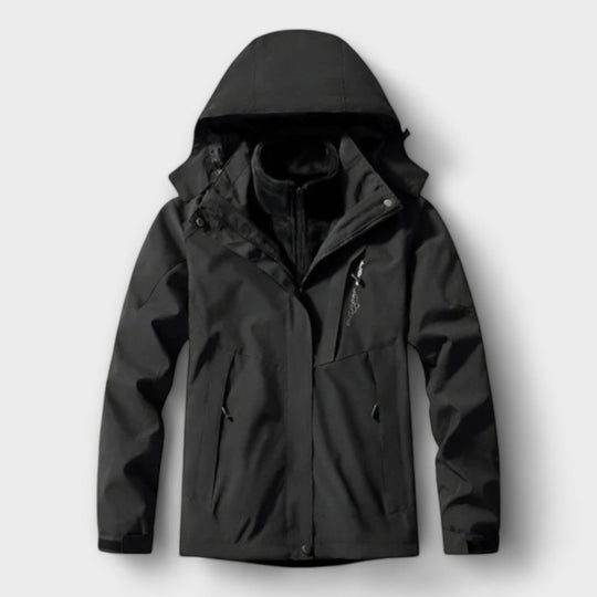 Giles | Men's Insulated Waterproof Hooded Ski Jacket