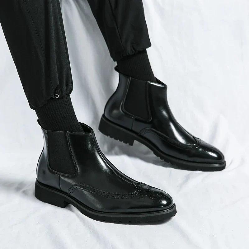 Aurelian | Premium Leder Chelsea Stiefel für Komfort & Stil