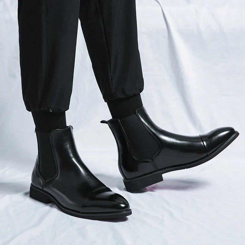 Damien | Stilvolle Chelsea-Stiefel aus echtem Leder für Komfort und Langlebigkeit