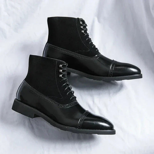 Chad | Timeless Leather Boots with Durable Lace Design