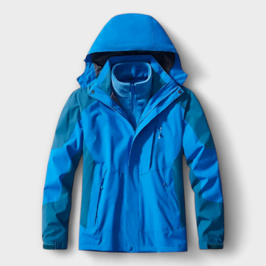 Giles | Men's Insulated Waterproof Hooded Ski Jacket