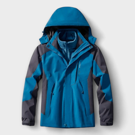 Giles | Men's Insulated Waterproof Hooded Ski Jacket