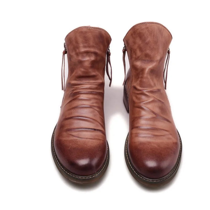 Owen | Stilvolle Leder Chelsea-Stiefel für alle Gelegenheiten