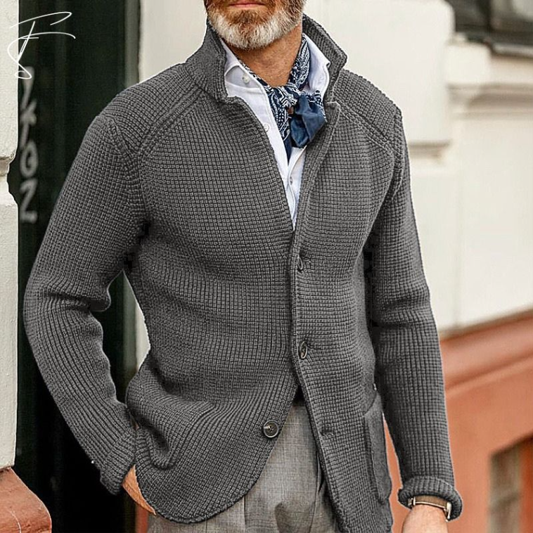 Marius | Classic Knit Jacket for Comfort and Style