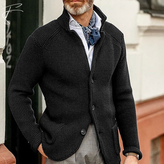 Marius | Classic Knit Jacket for Comfort and Style