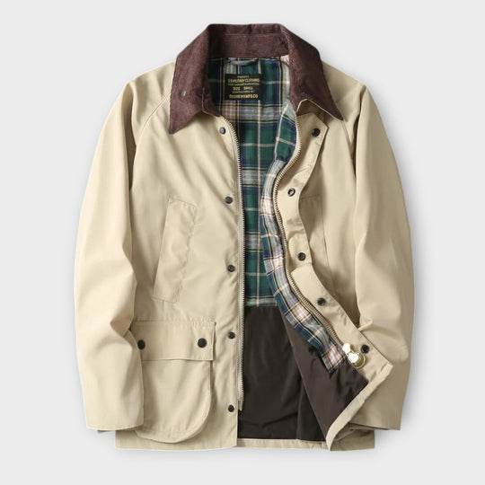 Jasper | Timeless Utility Jacket with Stylish Plaid Lining