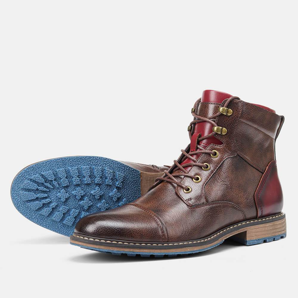 Aaron | Luxuriöse Leder Oxford-Stiefel für ultimativen Komfort