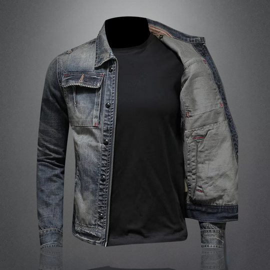 Nathan | Trendy Men’s Denim Jacket with Comfort Fit