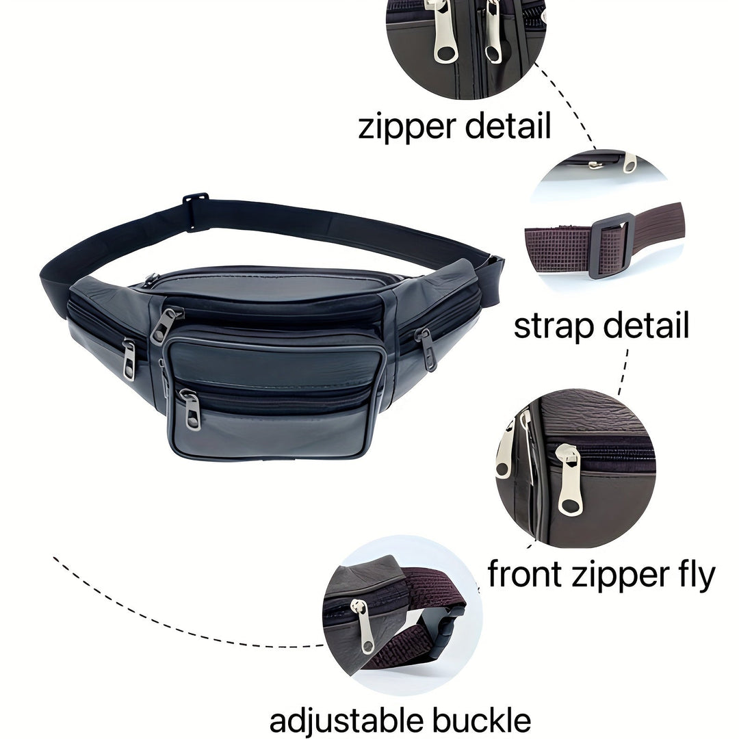 Reid | Premium-Leder Herren Hüft-Brusttasche für Komfort und Stil