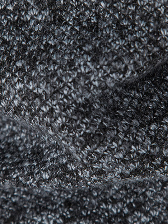 Camden | Stilvoller Reißverschluss-Kunstwildlederpullover mit Patchwork-Design