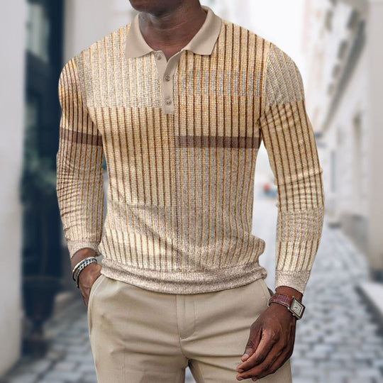 Maito | Classic Long-Sleeved Polo Shirt for Fashionable Men