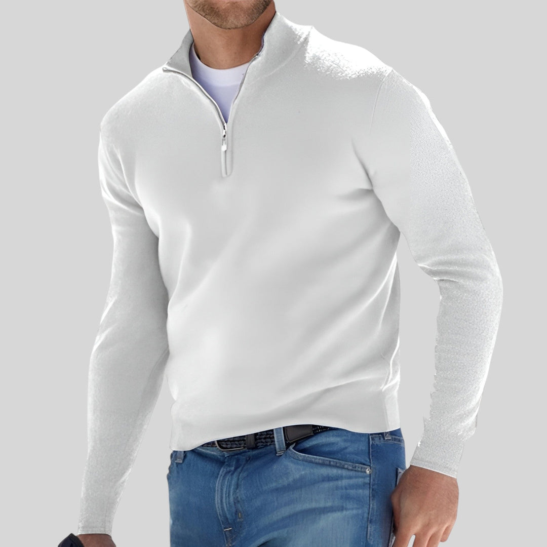 Ollie | Premium Men's Half-Zip Sweater for Comfort and Style