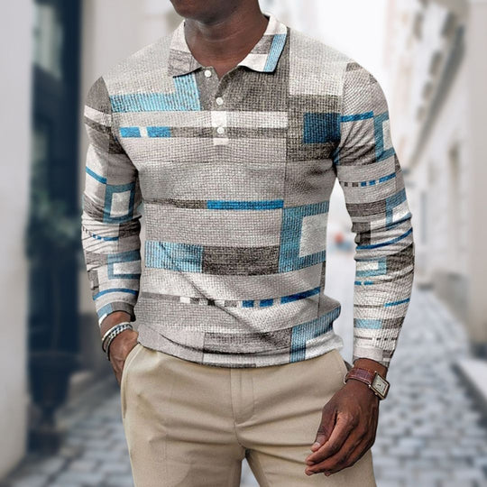Maito | Classic Long-Sleeved Polo Shirt for Fashionable Men