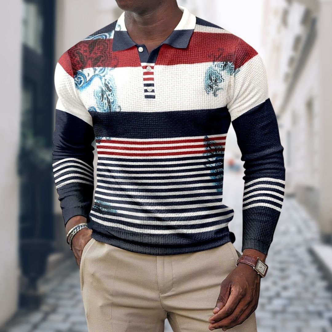 Maito | Classic Long-Sleeved Polo Shirt for Fashionable Men