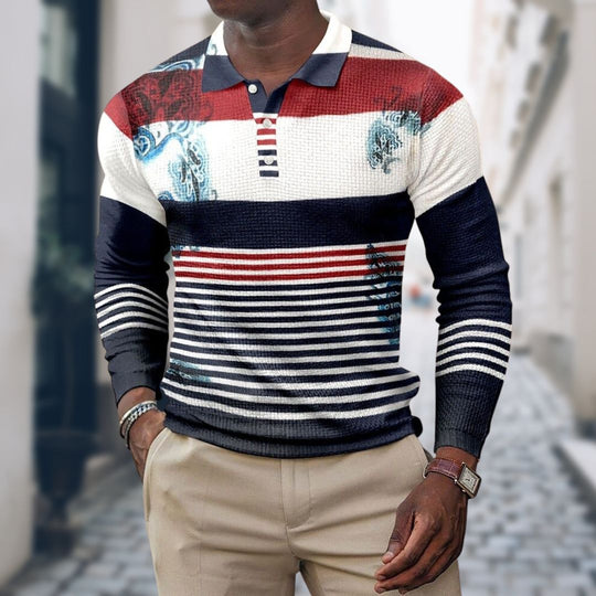 Maito | Classic Long-Sleeved Polo Shirt for Fashionable Men