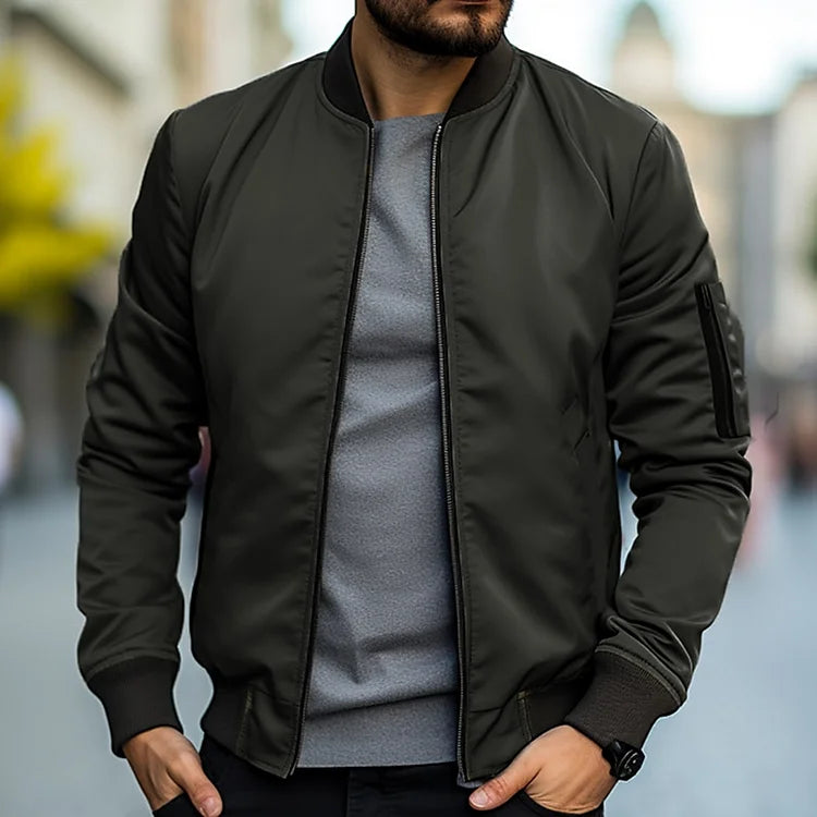 Derek | Stylische Militär-Bomberjacke für alle Jahreszeiten