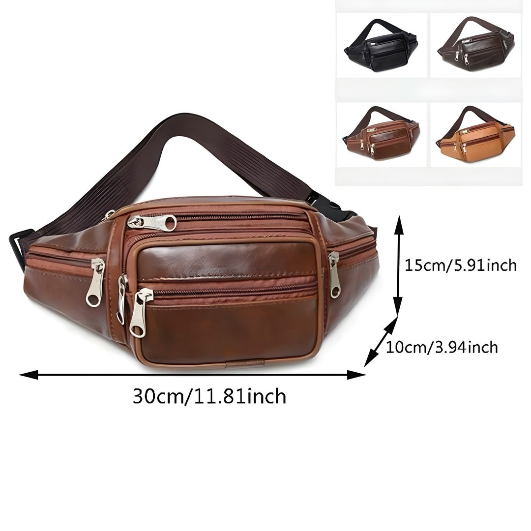 Reid | Premium-Leder Herren Hüft-Brusttasche für Komfort und Stil